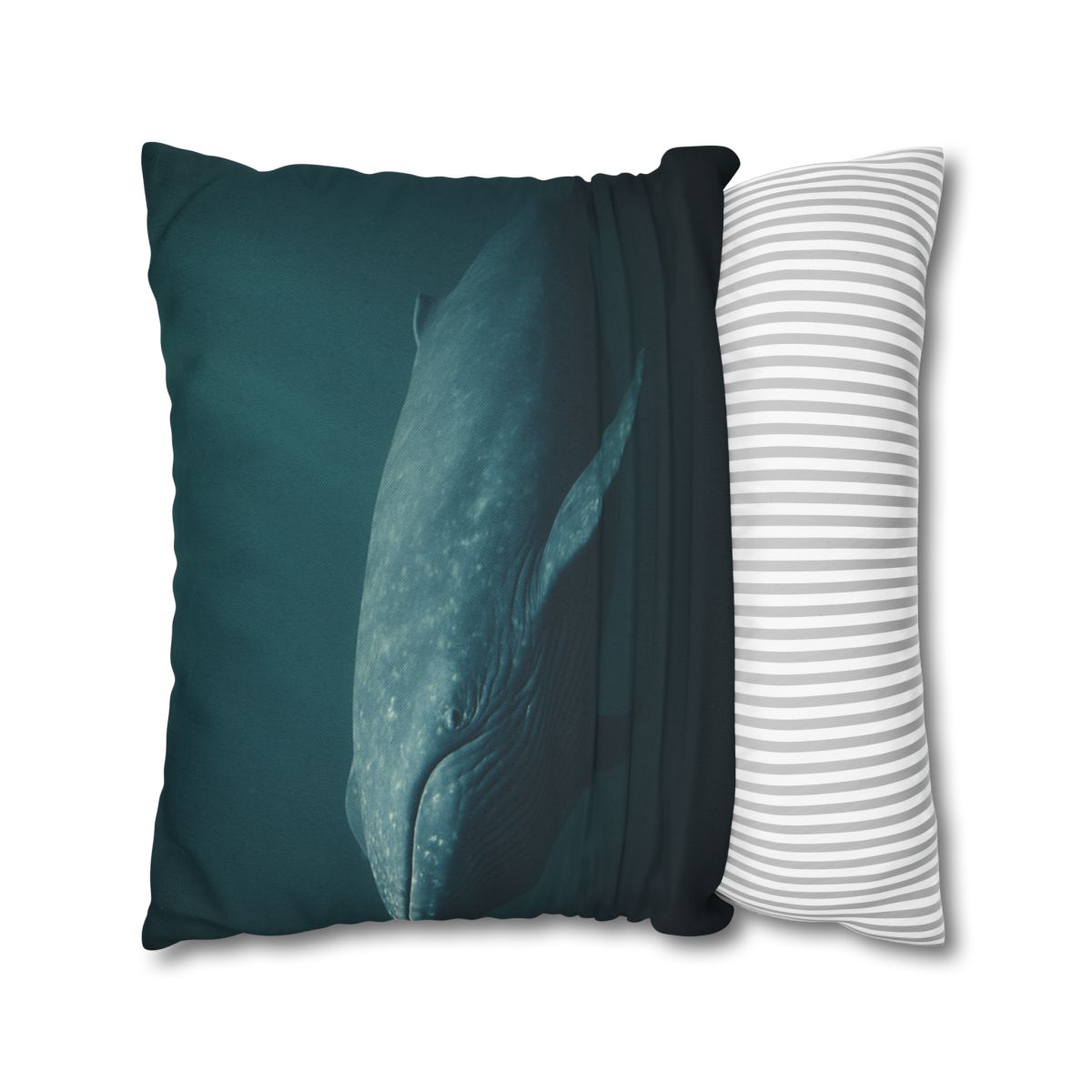 Ocean Song Blue Whale personalized pillow covers