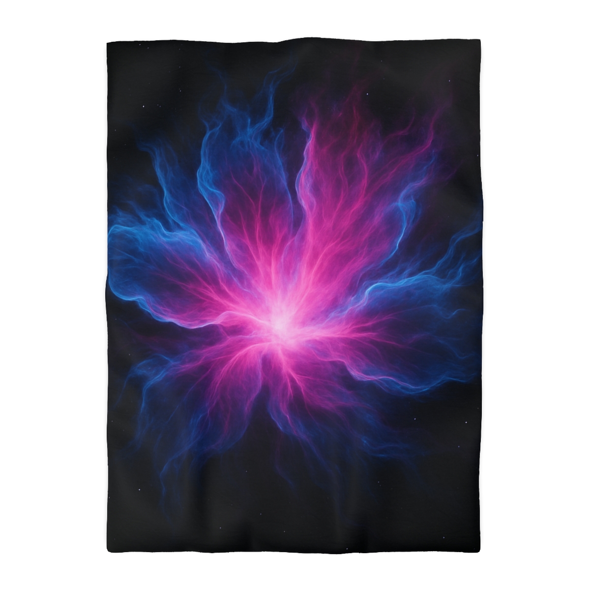 Celestial Plasma Bloom personalized bedding duvets