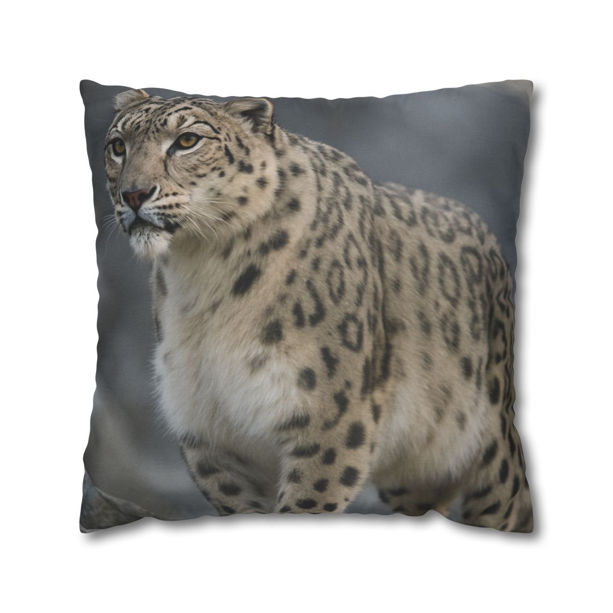 Snow Leopard Silent Summit trendy patterned pillow cases
