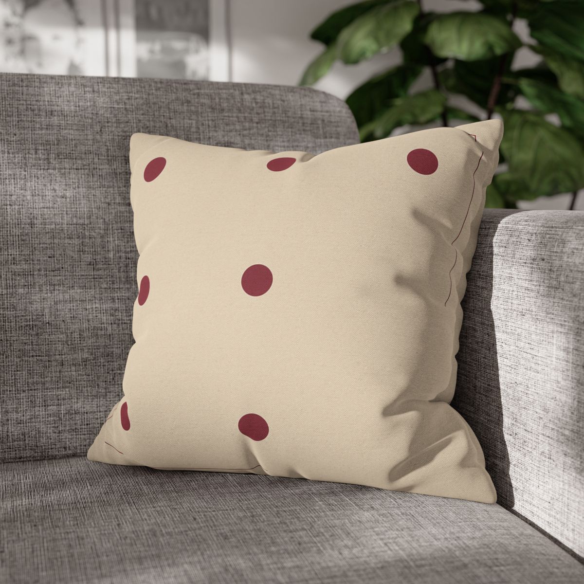 Sparse Orbiting Dots Grid stylish decorative pillowcases