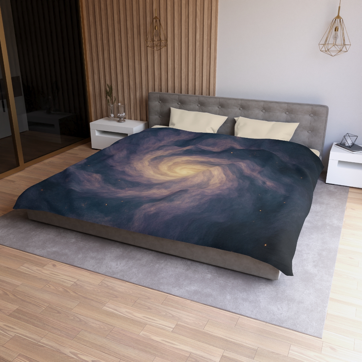 Nebula Spiral Garden soft comforter duvets