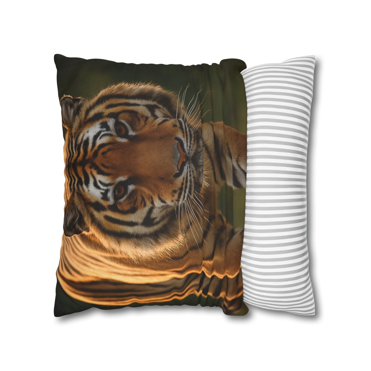 Forest Stalker Bengal Tiger personalized pillow covers