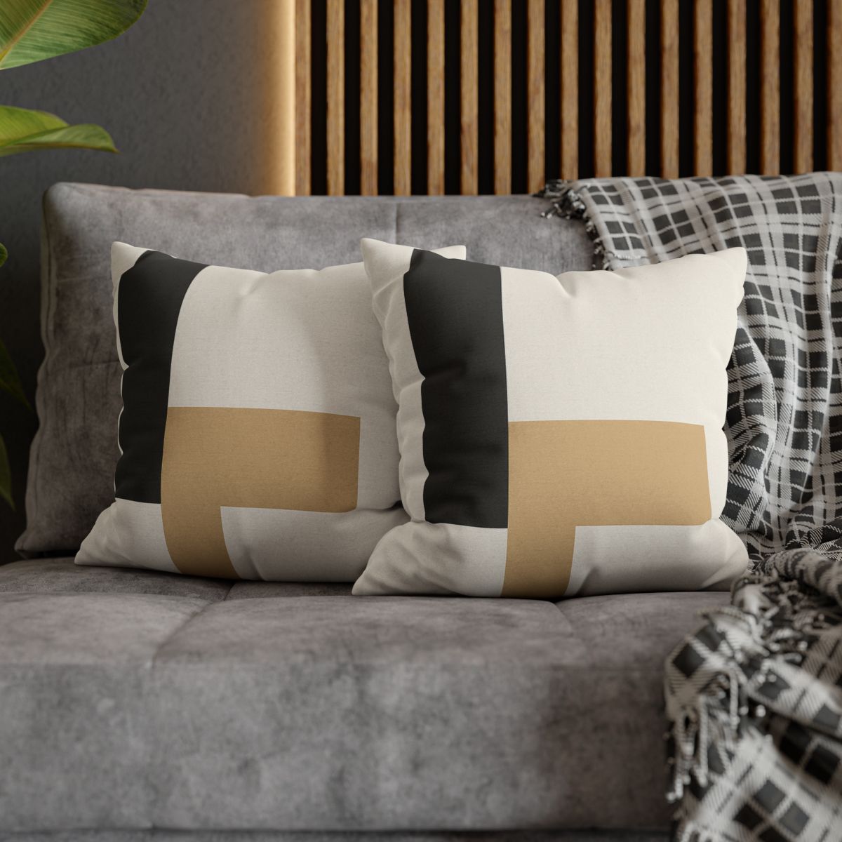 Offset Rectangle Pair unique gift pillow cases