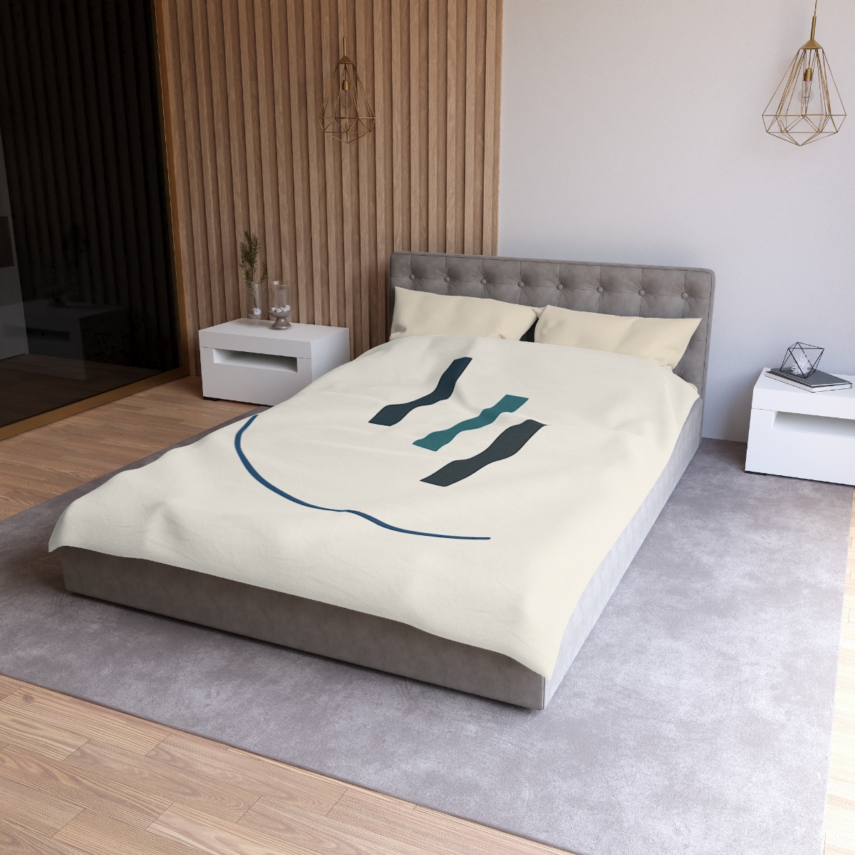 Orbit Pause Rectangles unique patterned duvets