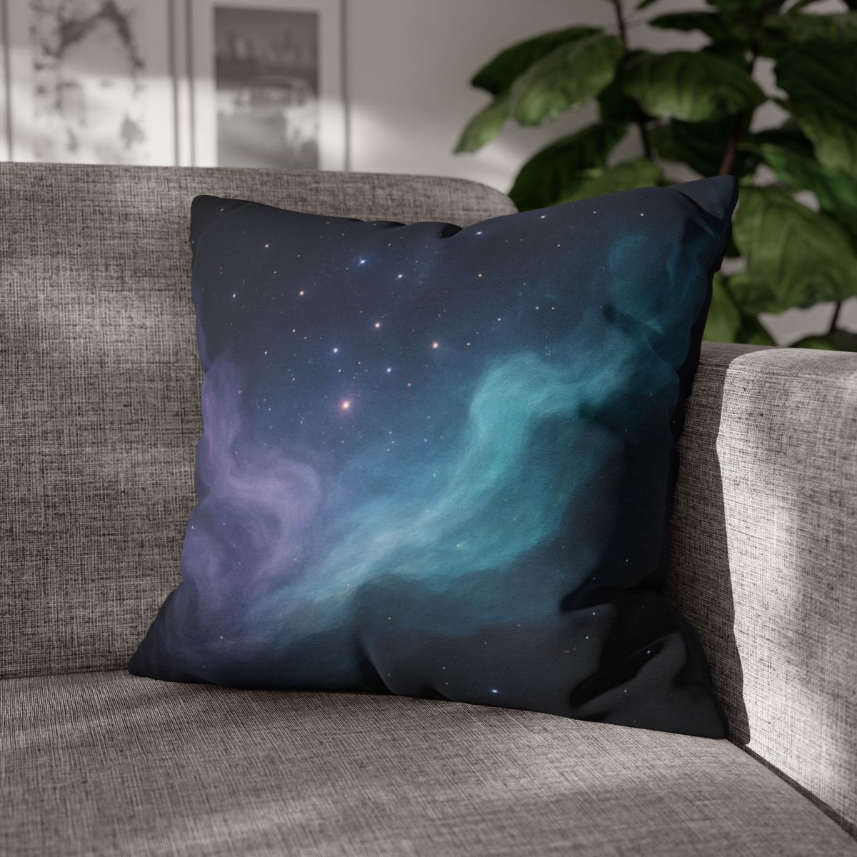 Luminous Nebula Tidal Surge designer print pillow cases