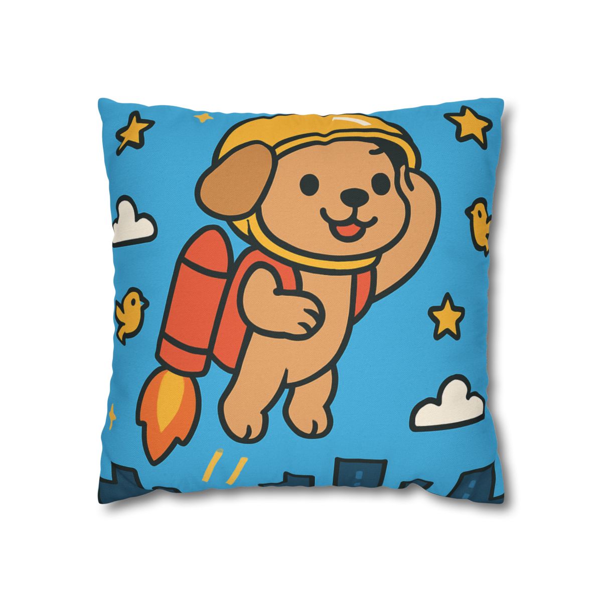 Rocket Puppy Patrol comfortable bedding pillow covers