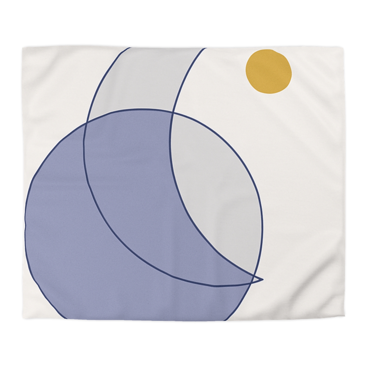 Intersecting Arc Duo designer printed duvets