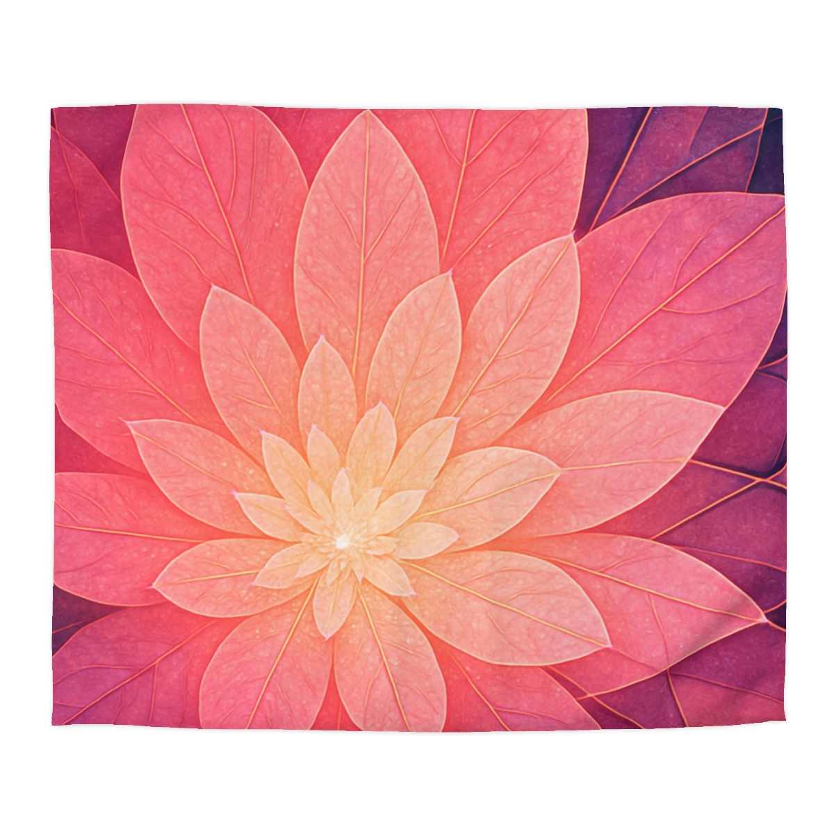 Petal Prism Overlap custom duvets