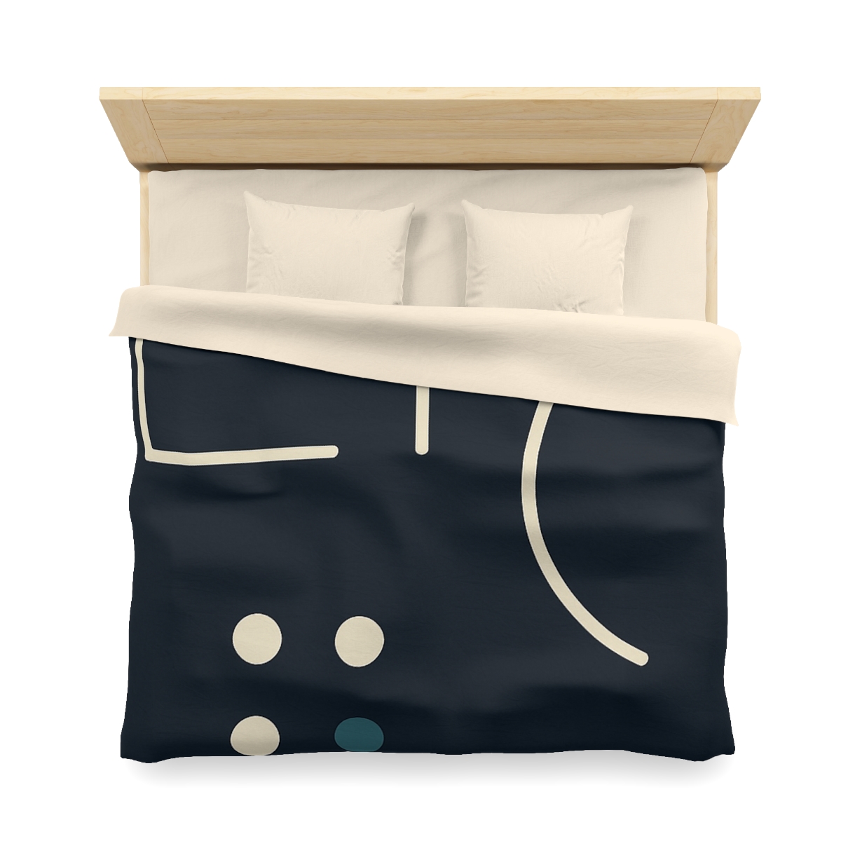 Framed Arc With Missing Cell Grid unique patterned duvets