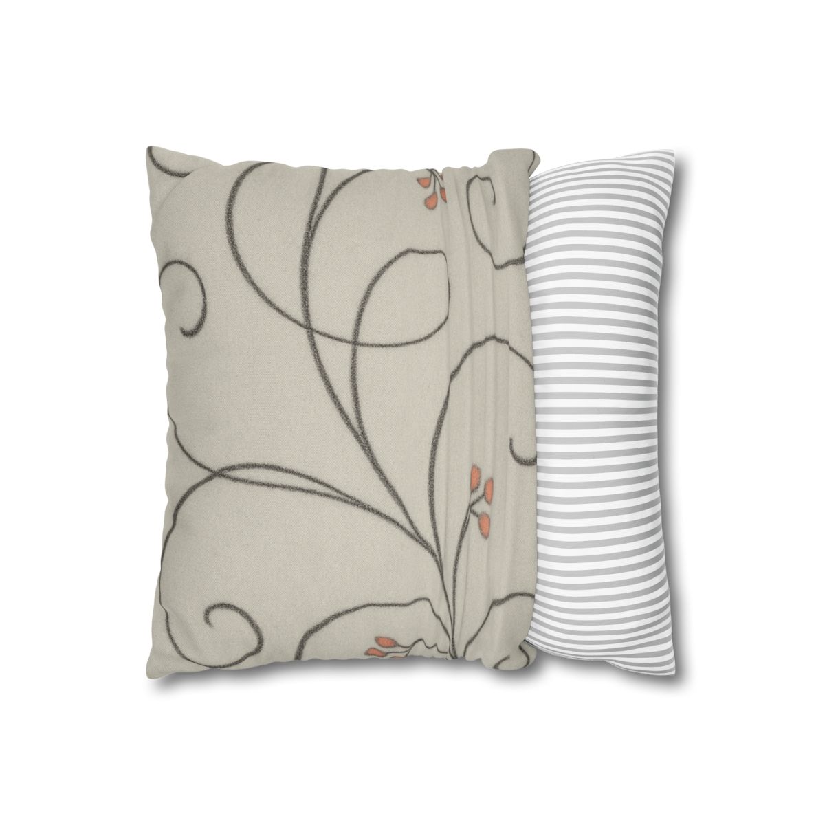 Tendril Lace Panorama personalized pillow covers