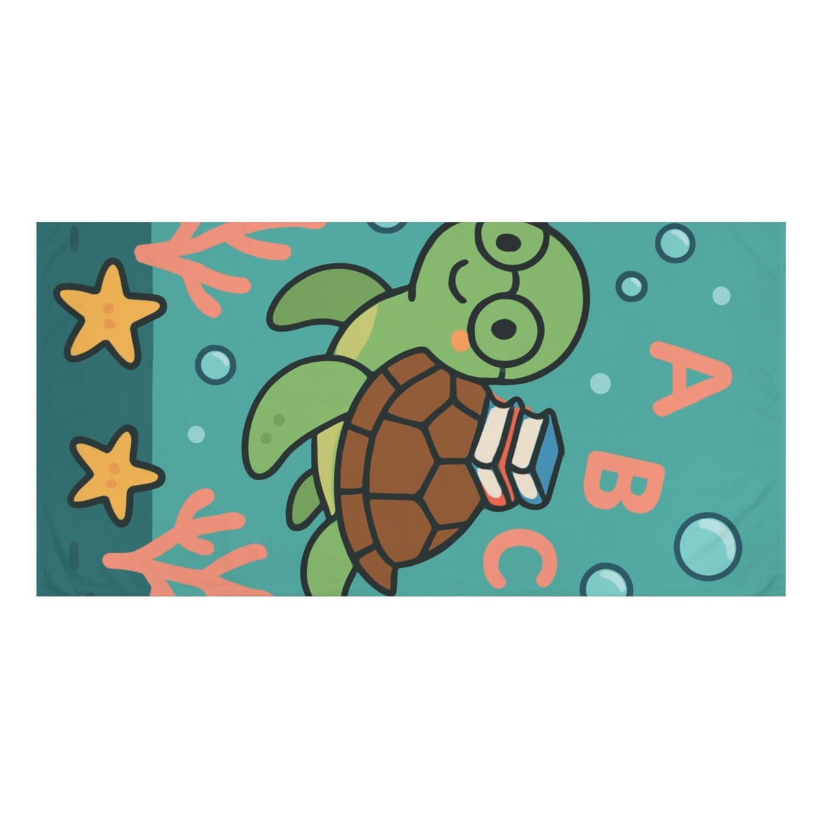 Nebula Library Sea Turtle unique gift towels