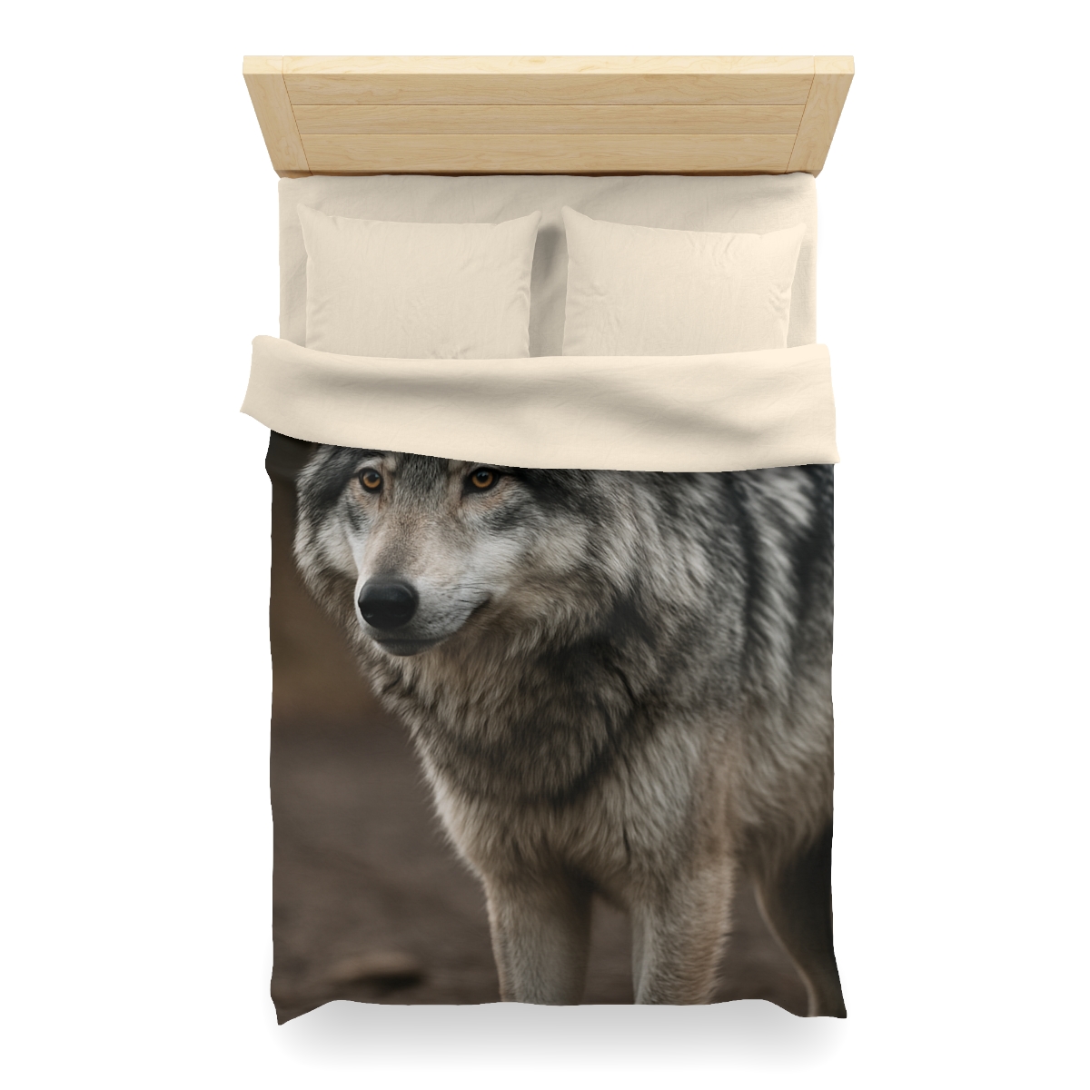 Silver Gaze Gray Wolf duvets for gifts