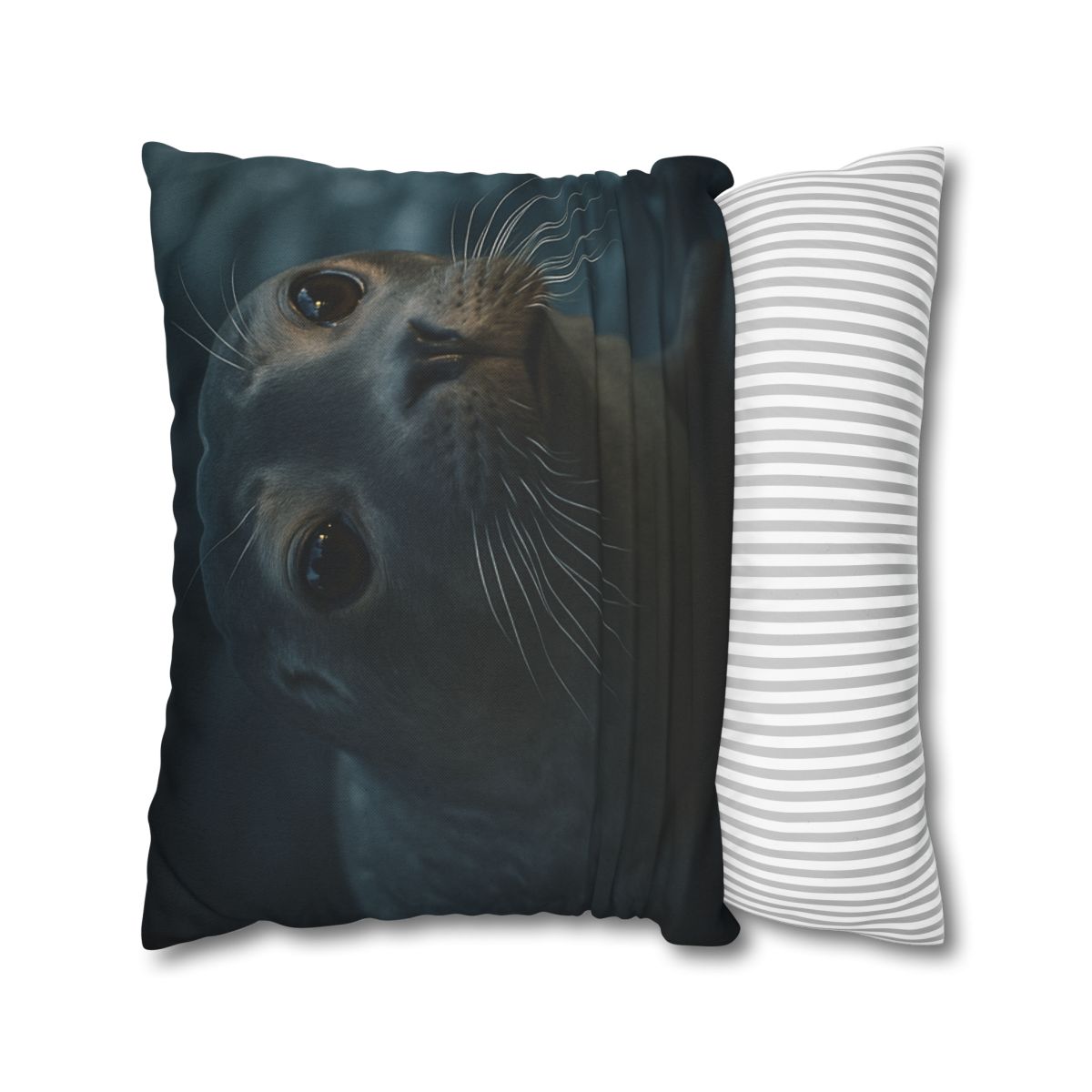 Moonlit Gaze Harbor Seal unique gift pillow cases