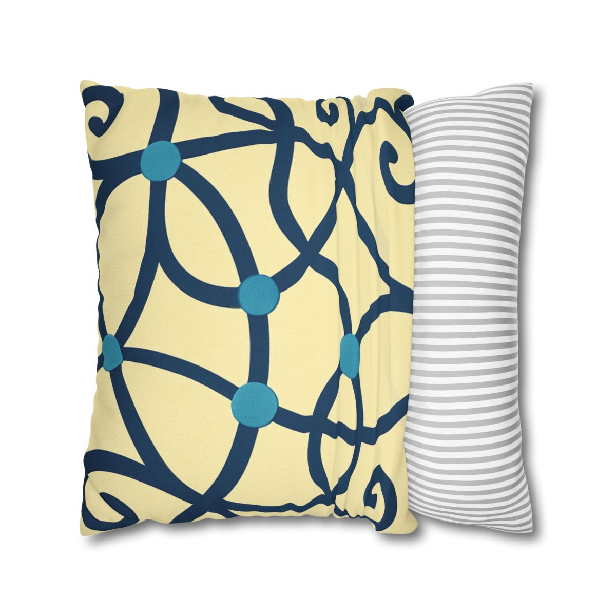 Tendril Ribbon Network trendy patterned pillow cases