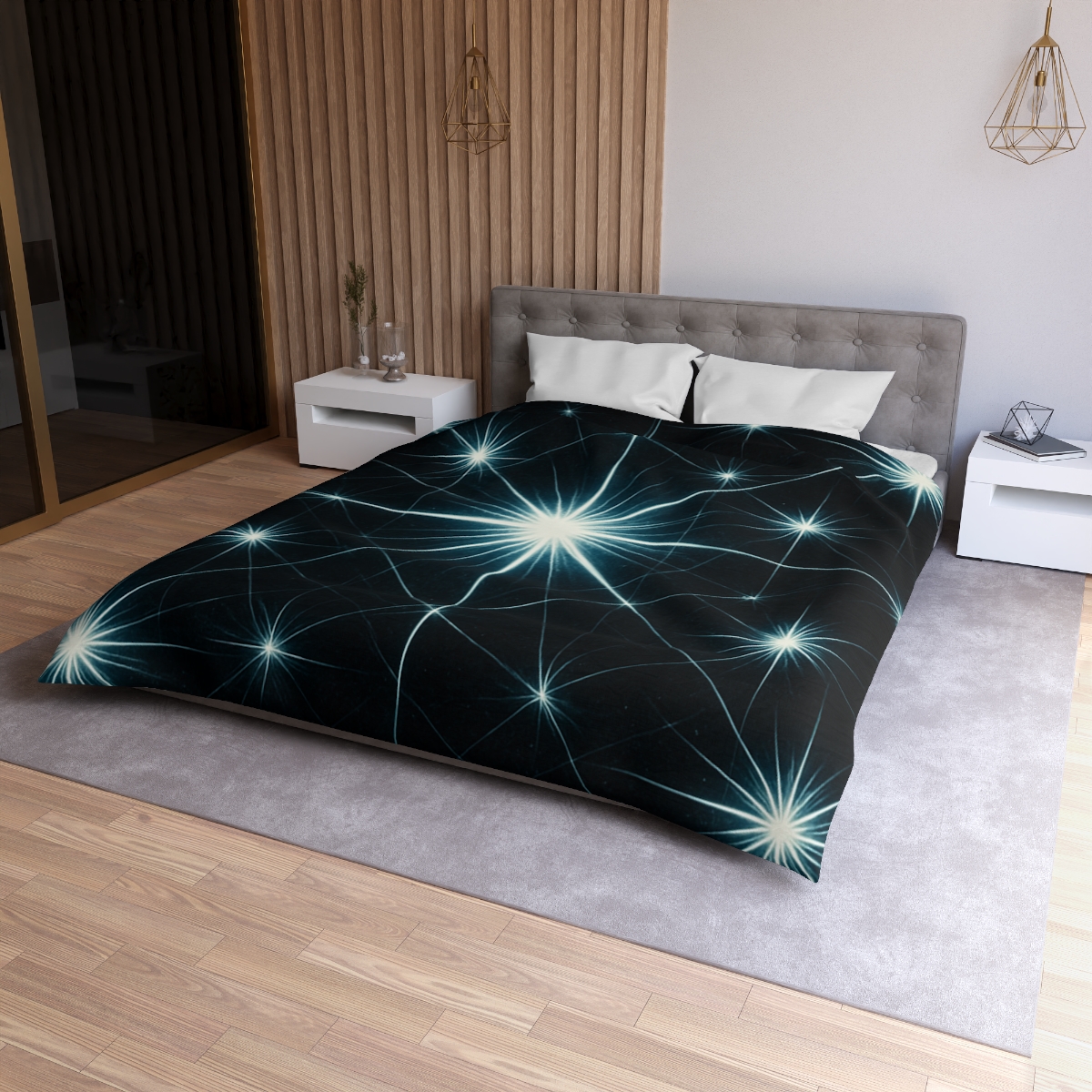 Starburst Choir Lattice custom duvets