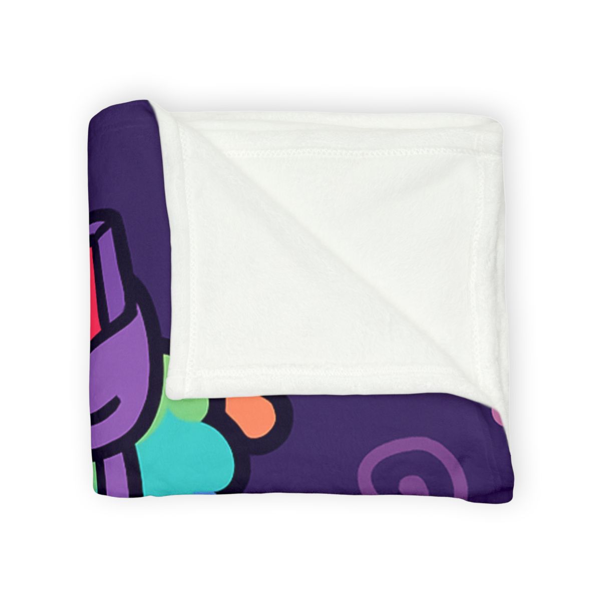 Galaxy Riding Rainbow Llama warm winter blankets