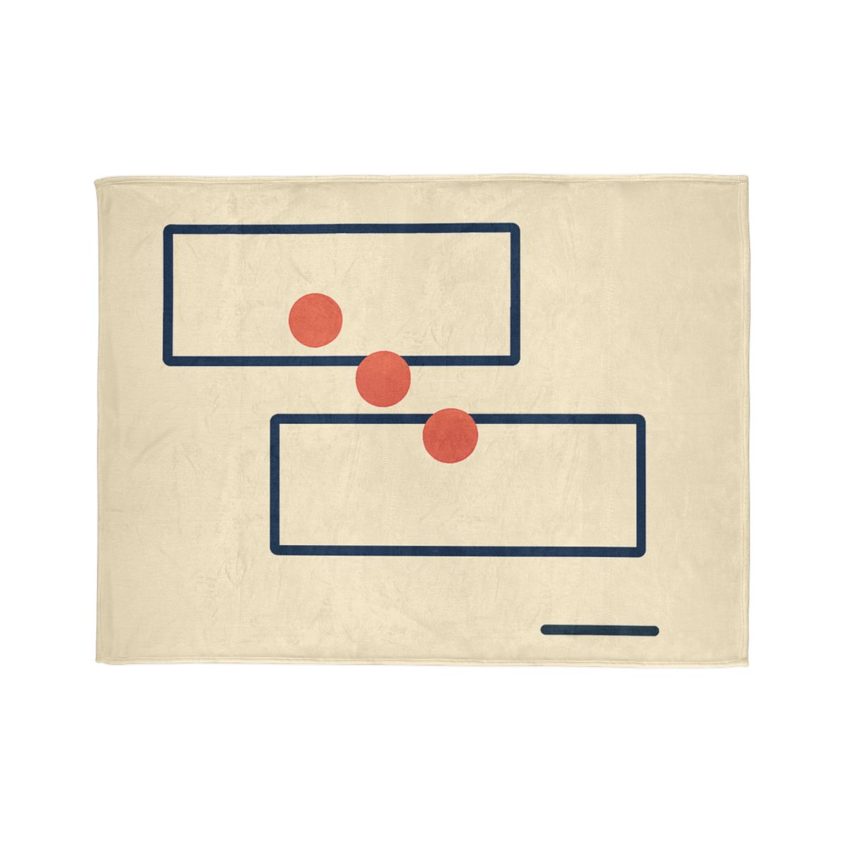 Offset Orbit Blocks personalized cozy blankets