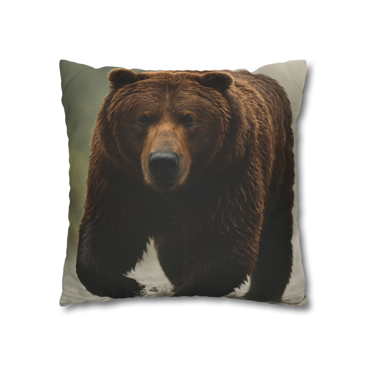 River King Grizzly Bear soft cotton pillow cases