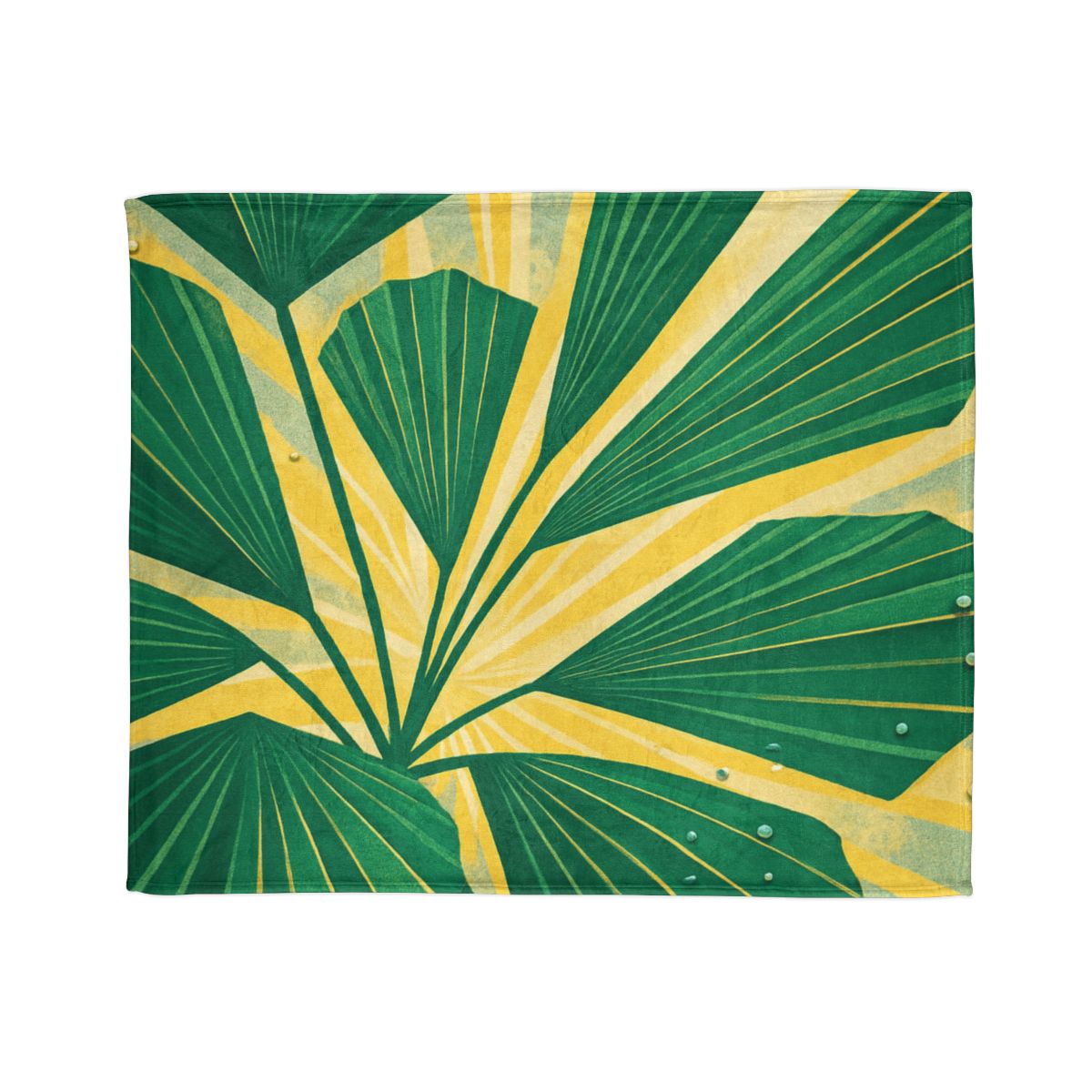 Frond Fan Radiance stylish throw blankets