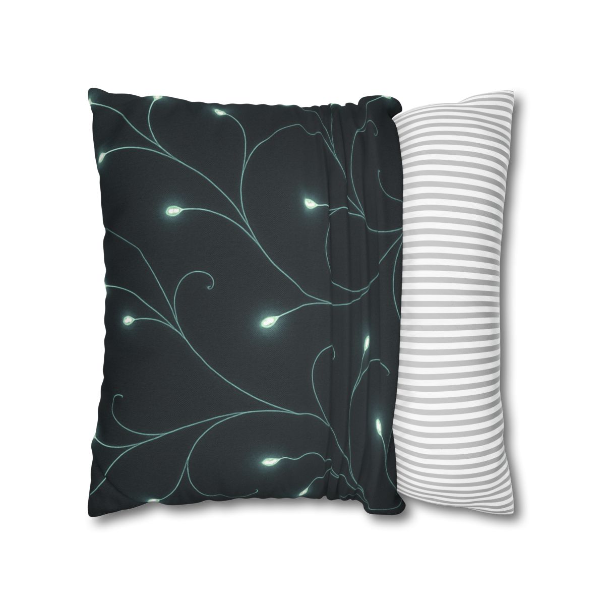 Starlit Vine Constellation designer print pillow cases