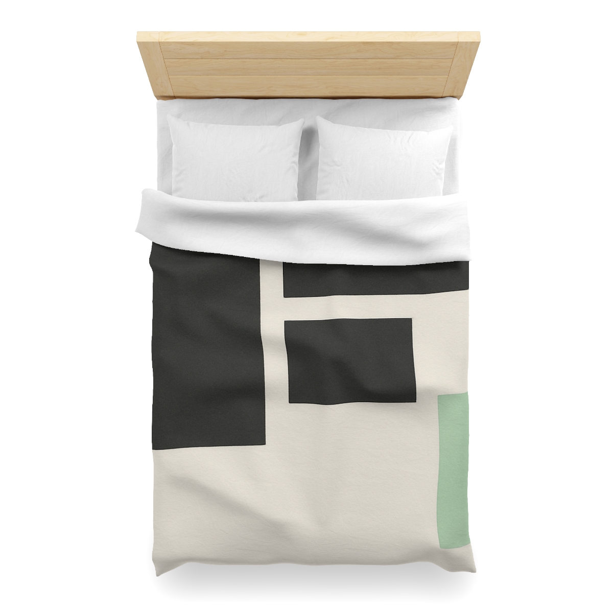 Offset Rectangle Quartet designer printed duvets