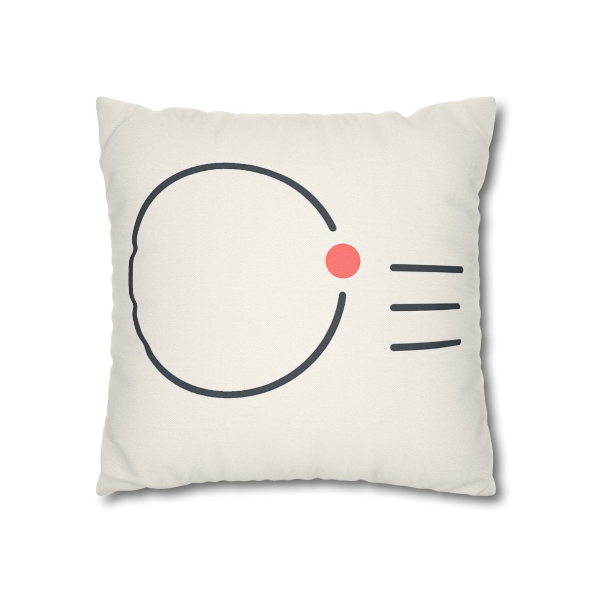 Offset Ring With Three Quiet Bars soft cotton pillow cases