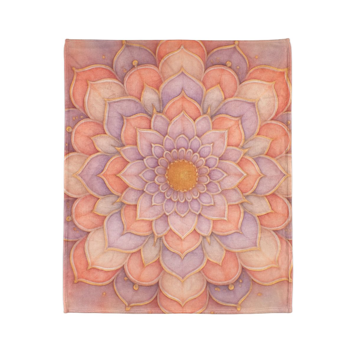Petal Prism Mandala designer printed blankets