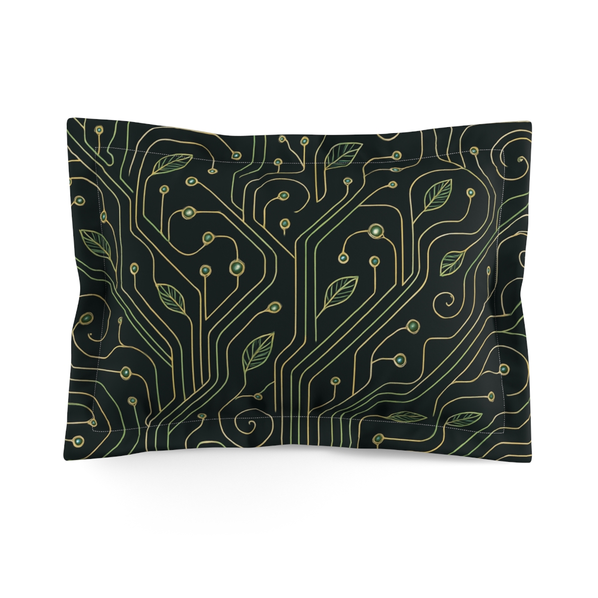 Vine Circuit Lattice unique shape pillows