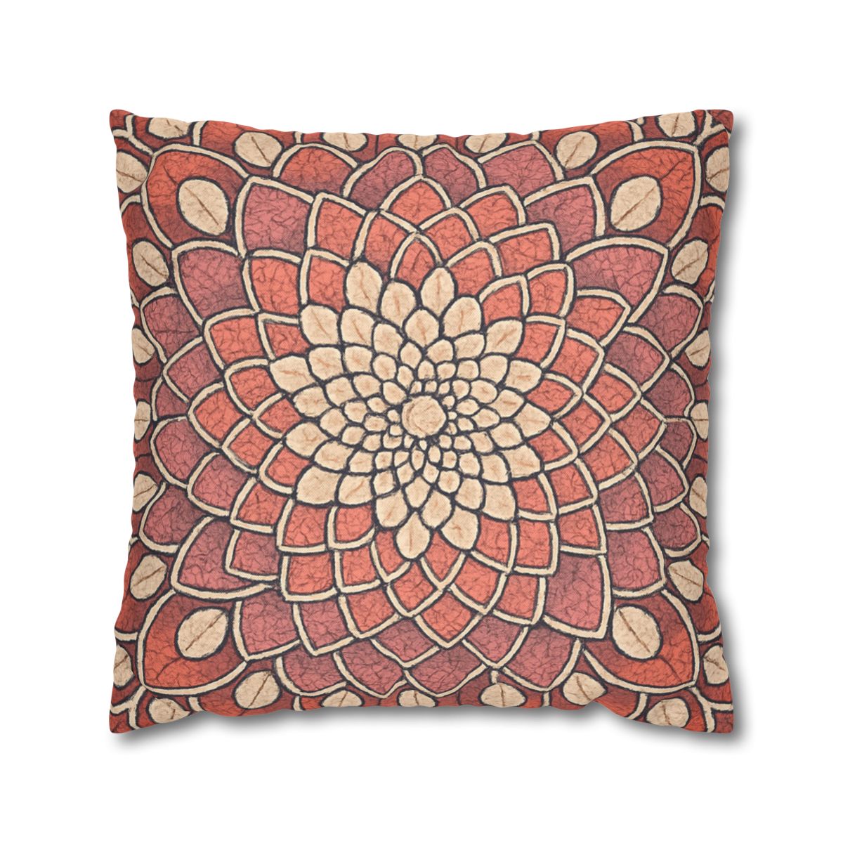 Bud Mosaic Fractal Bloom unique gift pillow cases