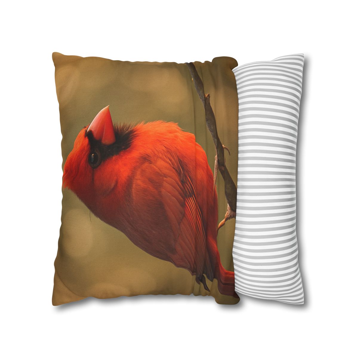 Crimson Pulse Northern Cardinal trendy patterned pillow cases