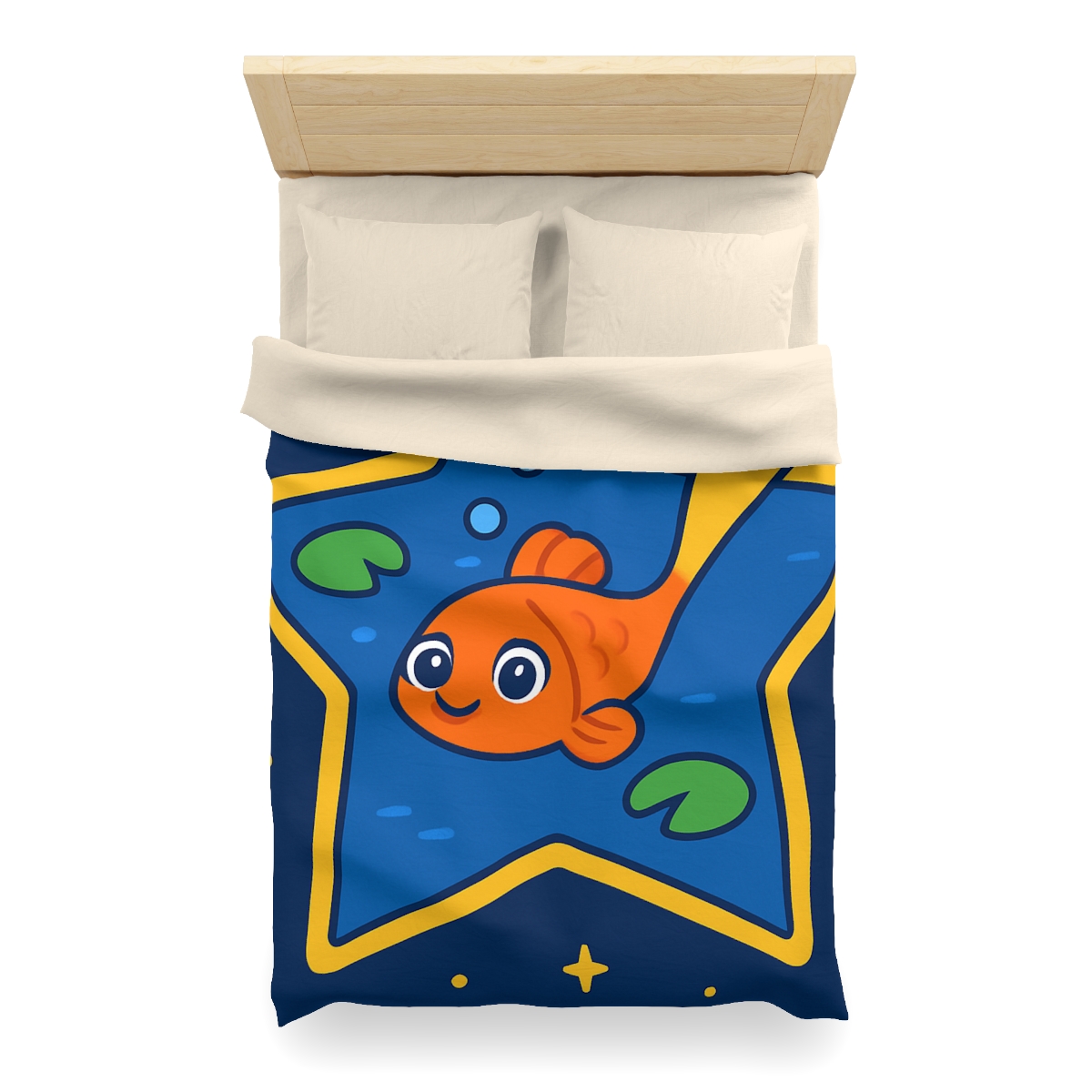 Comet Koi And The Star Pond warm winter duvets