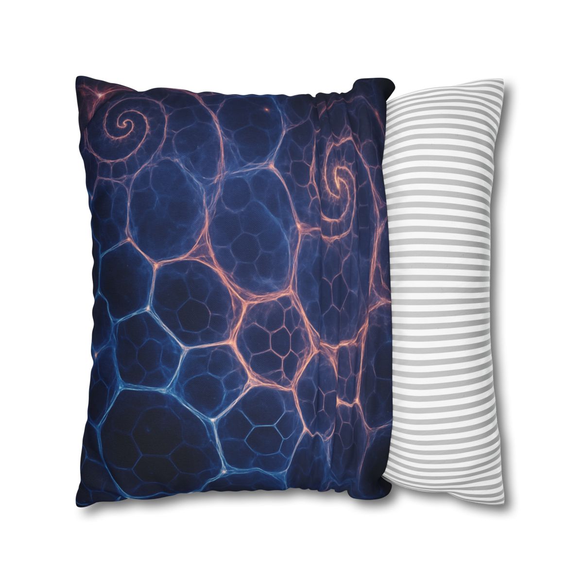 Fractal Nebula Lattice unique gift pillow cases