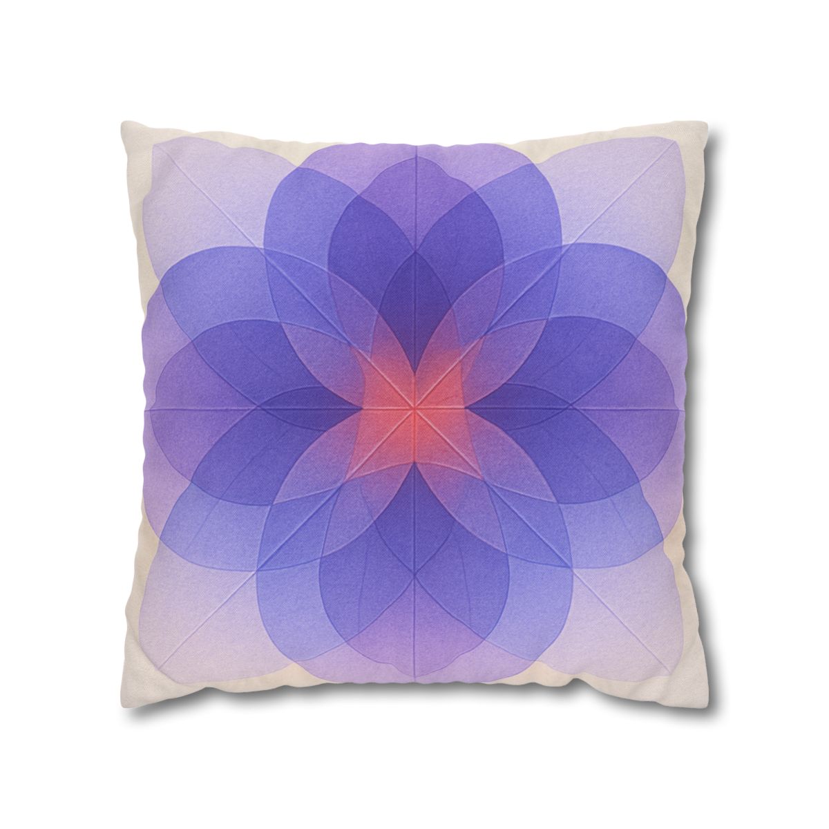 Petal Prism Overlap custom pillow cases