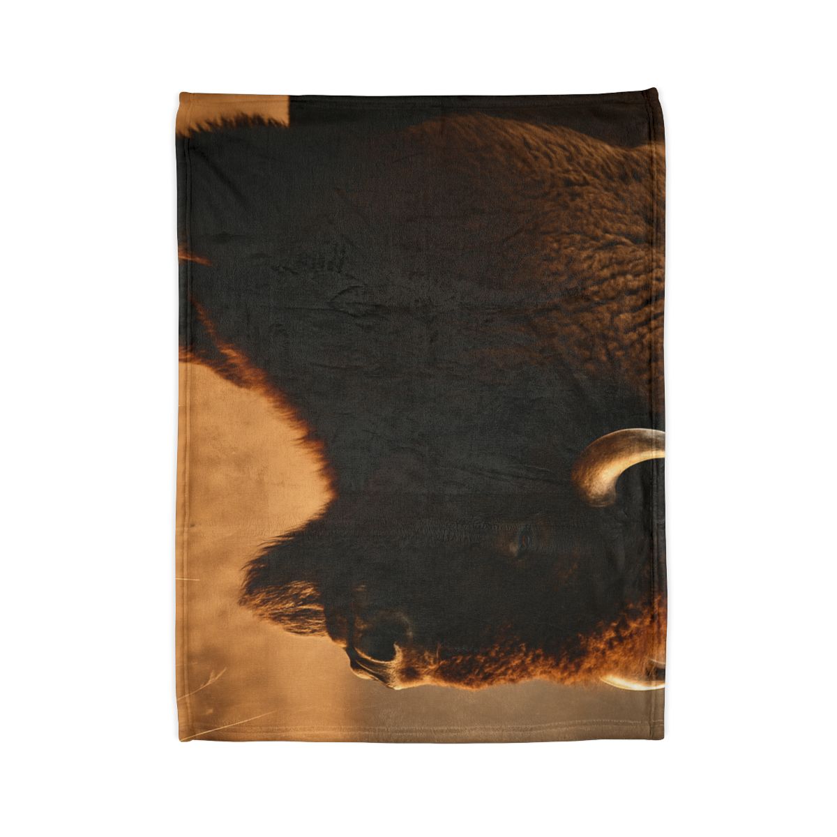 Prairie Thunder Bison stylish throw blankets