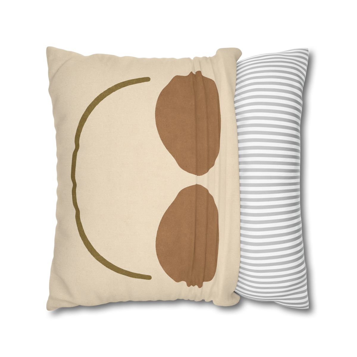 Arc Bridge Over Twin Circles personalized pillow covers