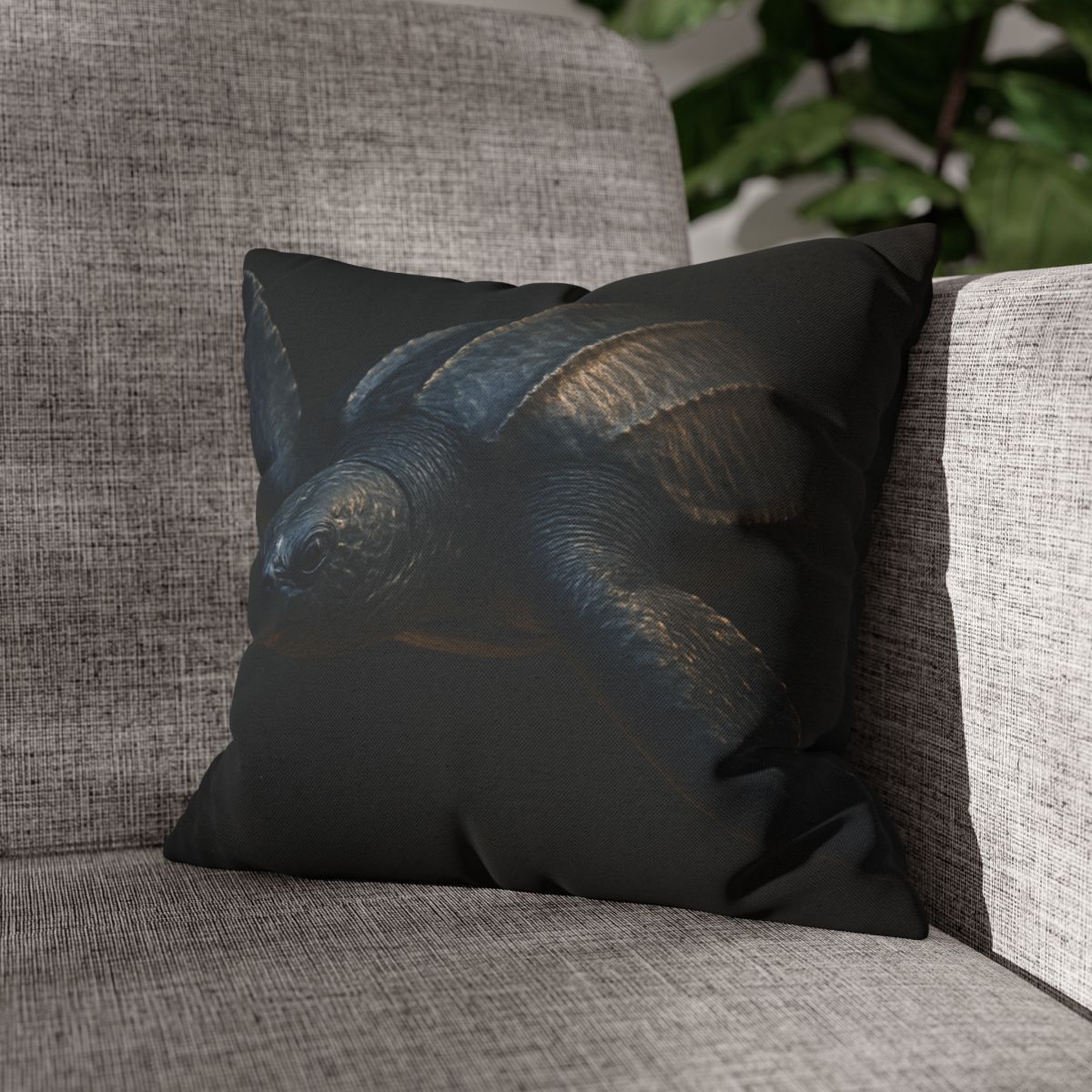 Starlit Drift Leatherback Sea Turtle comfortable bedding pillow covers