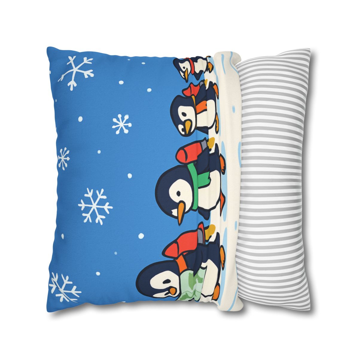 Rocket Penguin Parade unique gift pillow cases
