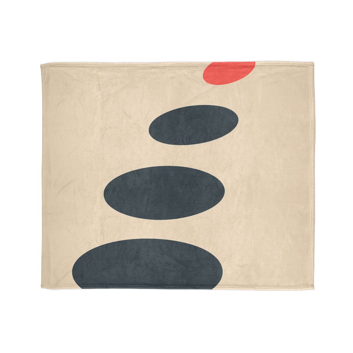 Staggered Ovals With Pause stylish throw blankets