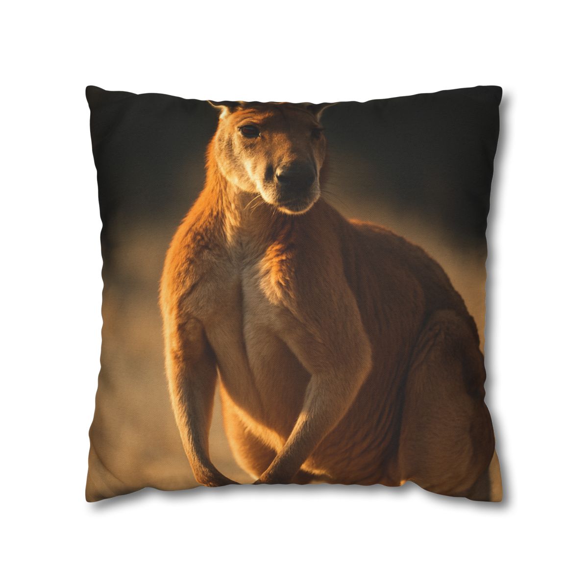 Ember Mantle Red Kangaroo soft cotton pillow cases
