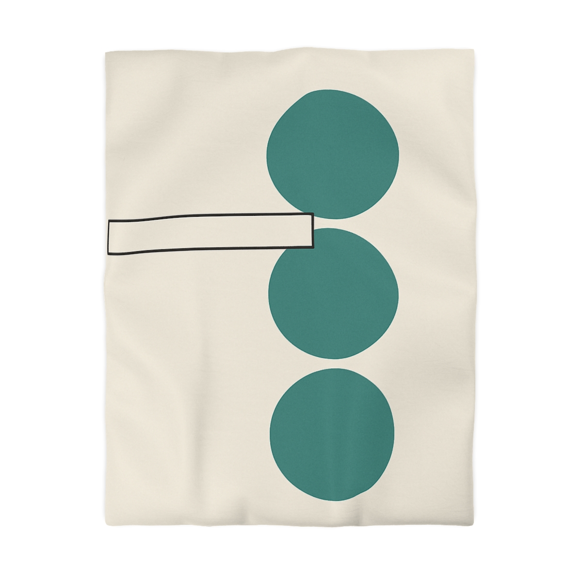 Staggered Circle Trio With Offset Bar warm winter duvets