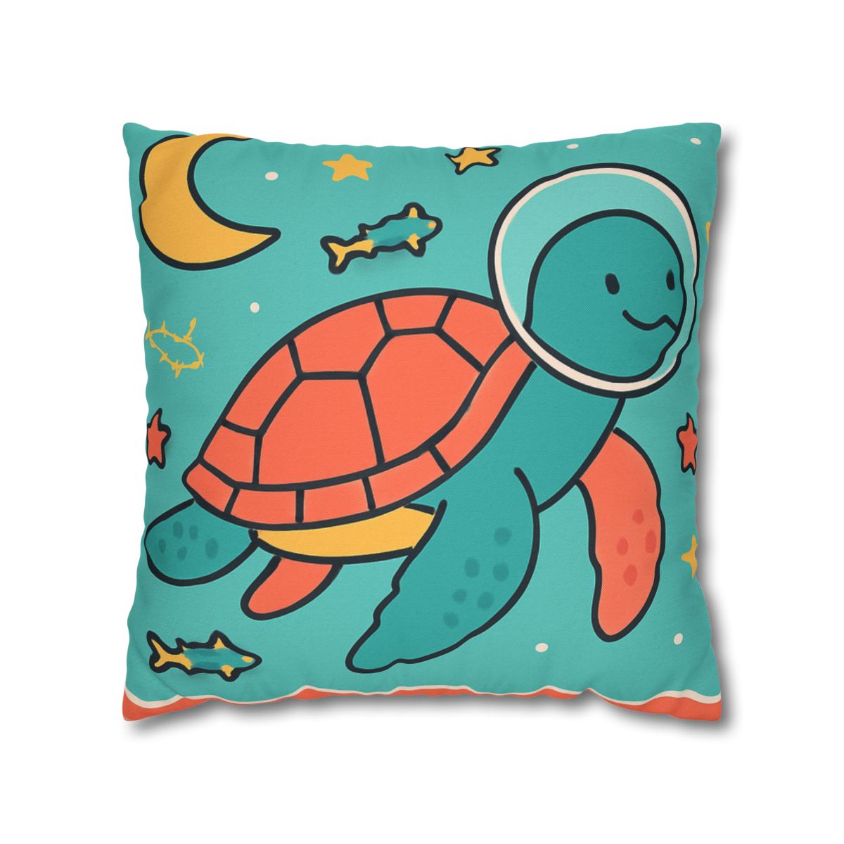 Starship Sea Turtle Explorer comfortable bedding pillow covers