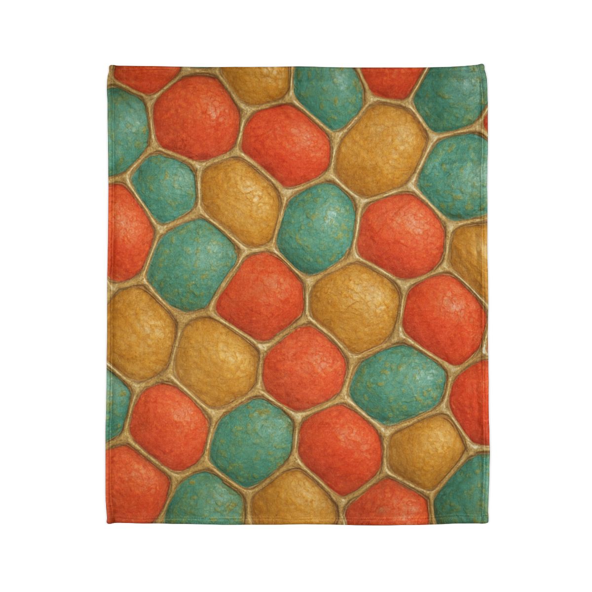 Pod Cluster Mosaic stylish throw blankets
