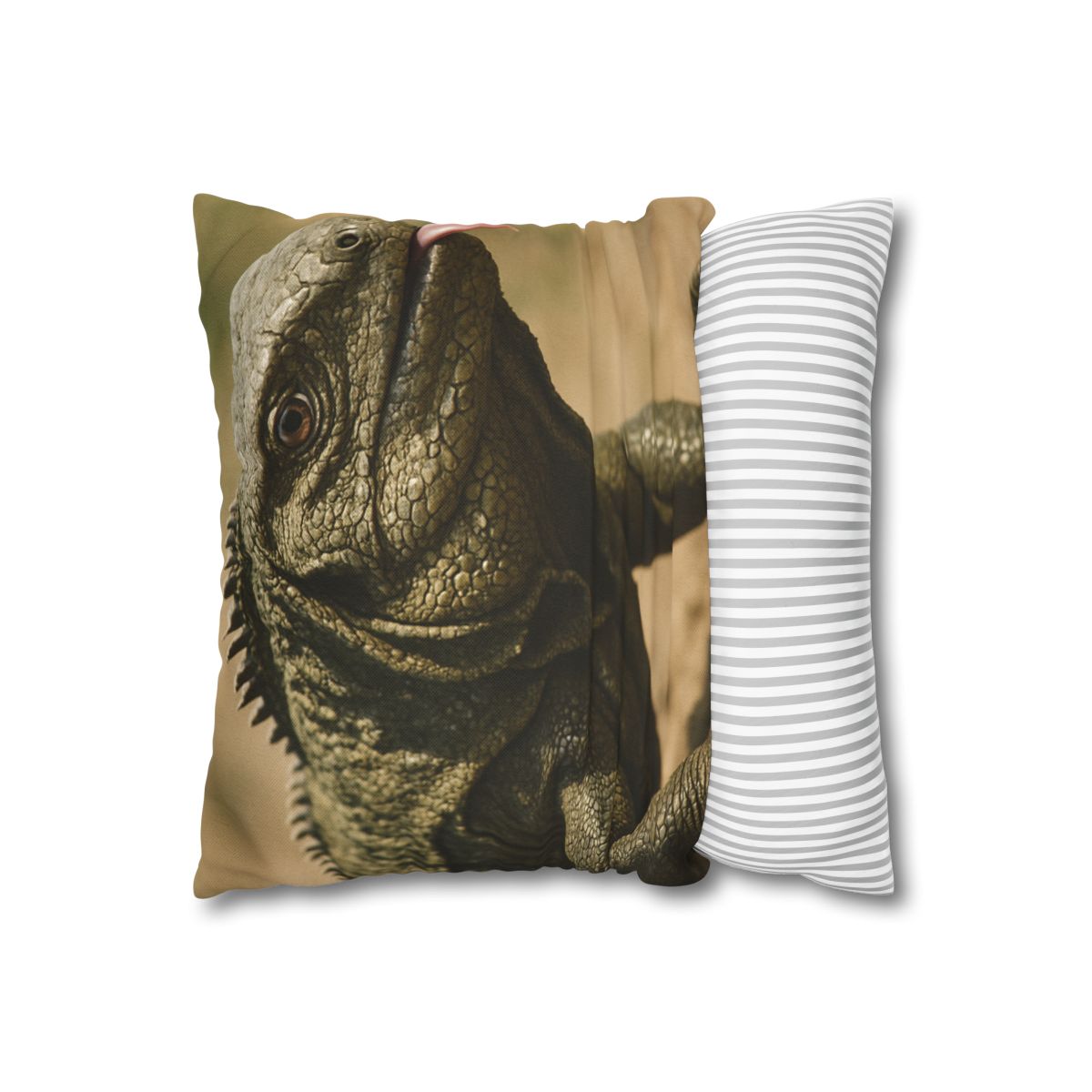 Ancient Sentinel Komodo Dragon trendy patterned pillow cases