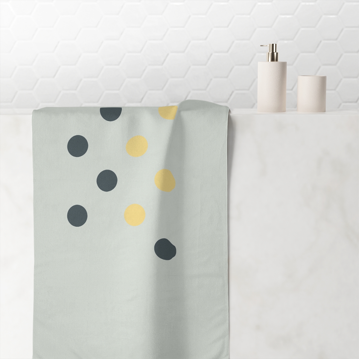 Sparse Diagonal Dot Grid Cluster soft cotton towels