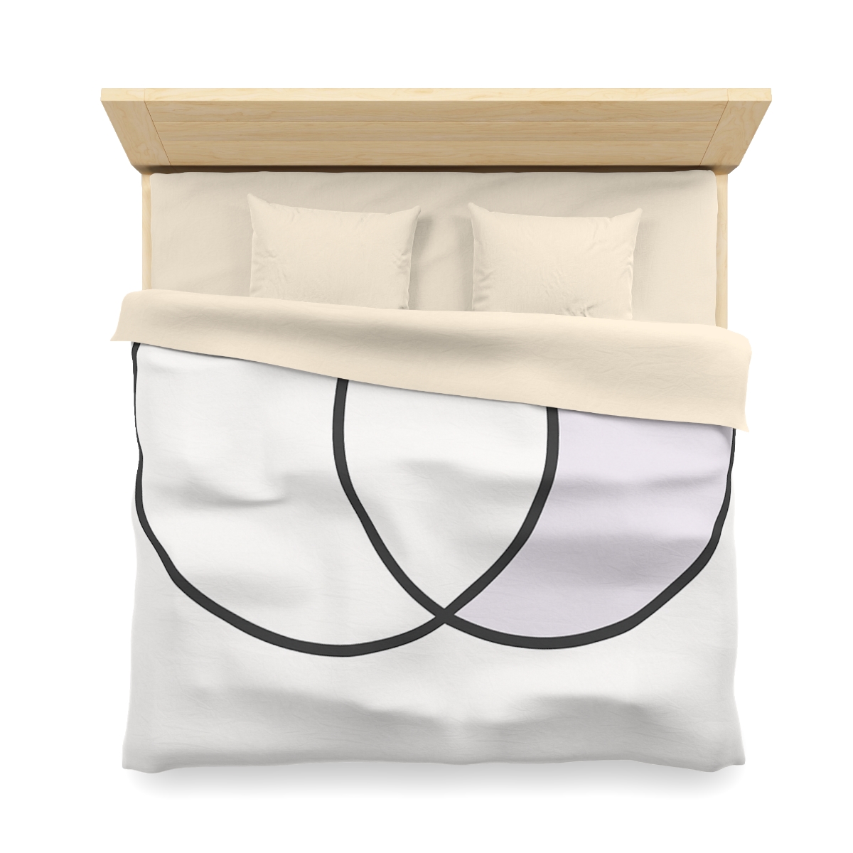 Quiet Eclipse Pairing personalized bedding duvets