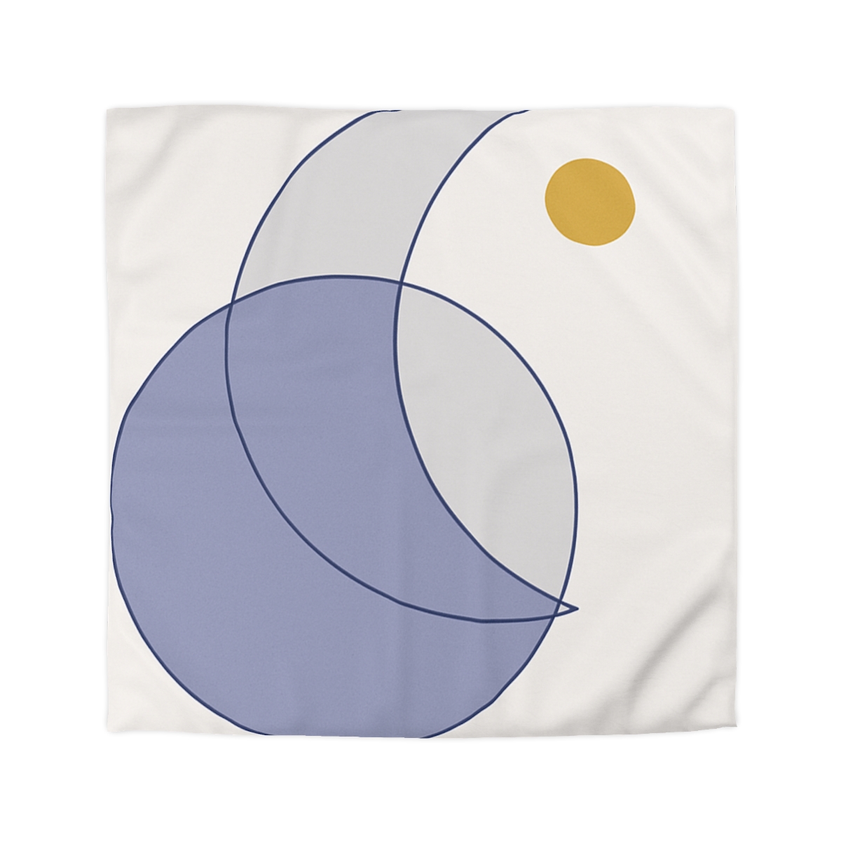 Intersecting Arc Duo designer printed duvets