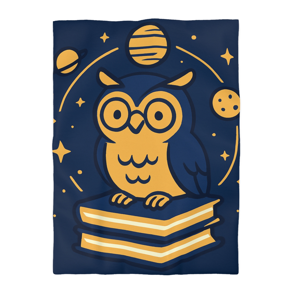 Galactic Owl Library stylish duvet covers