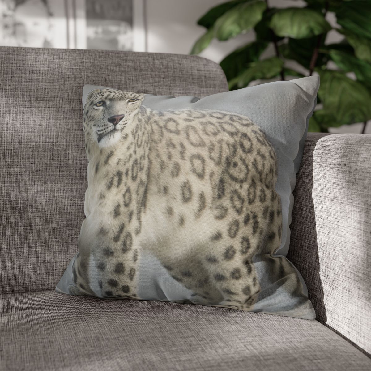 Snow Drift Hunter Snow Leopard unique gift pillow cases