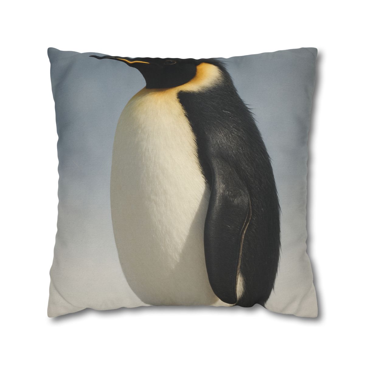 Glacier Gleam Emperor Penguin designer print pillow cases