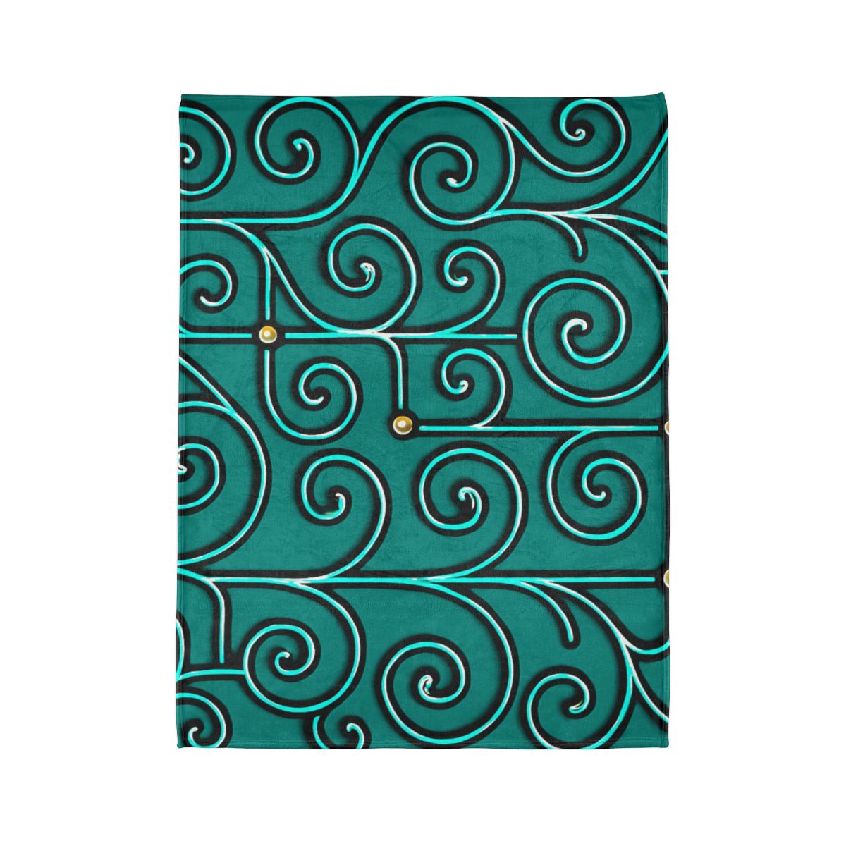 Tendril Circuit Lattice decorative home blankets